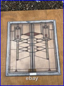FRANK LLOYD WRIGHT Foundation Tree of Life STAINED GLASS Suncatcher Panel Art
