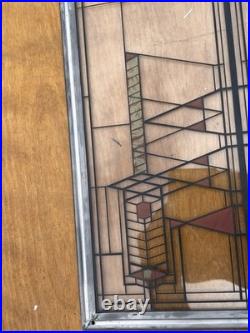 FRANK LLOYD WRIGHT Foundation Tree of Life STAINED GLASS Suncatcher Panel Art