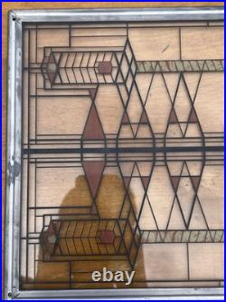 FRANK LLOYD WRIGHT Foundation Tree of Life STAINED GLASS Suncatcher Panel Art