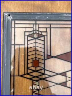 FRANK LLOYD WRIGHT Foundation Tree of Life STAINED GLASS Suncatcher Panel Art