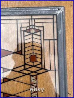 FRANK LLOYD WRIGHT Foundation Tree of Life STAINED GLASS Suncatcher Panel Art