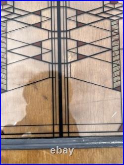 FRANK LLOYD WRIGHT Foundation Tree of Life STAINED GLASS Suncatcher Panel Art
