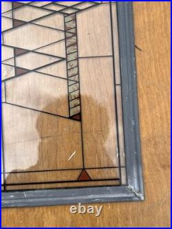FRANK LLOYD WRIGHT Foundation Tree of Life STAINED GLASS Suncatcher Panel Art