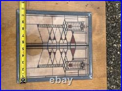 FRANK LLOYD WRIGHT Foundation Tree of Life STAINED GLASS Suncatcher Panel Art