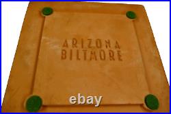 FRANK LLOYD WRIGHT Frankoma Pottery ARIZONA BILTMORE TILE Trivet Geometric FLW