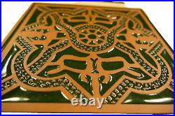 FRANK LLOYD WRIGHT Frankoma Pottery ARIZONA BILTMORE TILE Trivet Geometric FLW