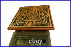 FRANK LLOYD WRIGHT Frankoma Pottery ARIZONA BILTMORE TILE Trivet Geometric FLW
