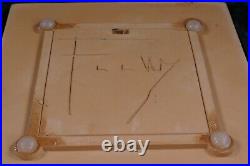 FRANK LLOYD WRIGHT Frankoma Pottery Storer House TILE Trivet Geometric FLW Foot