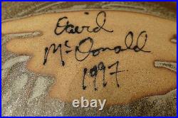 FRANK LLOYD WRIGHT Frankoma Pottery Storer House TILE Trivet Geometric FLW Foot