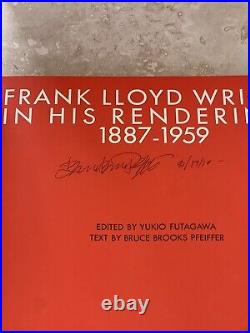 FRANK LLOYD WRIGHT In His Renderings 1887-1959 Vol 12 Complete Works SIGNED FRANK LLOYD WRIGHT In His Renderings 1887-1959 Vol 12 Complete Works SIGNED