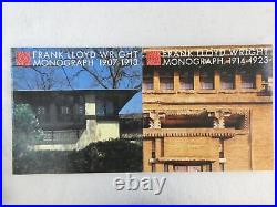 FRANK LLOYD WRIGHT MONOGRAPHS 12 Volume Set 1990 A. D. A. Edita Softcovers