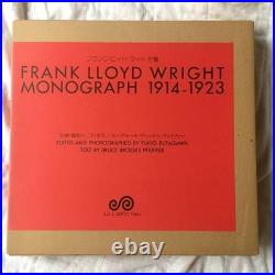 FRANK LLOYD WRIGHT MONOGRAPH 1914-1923 Complete Works Used Mint Condition