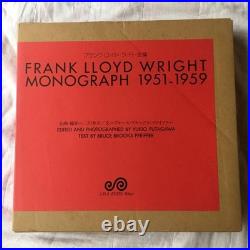 FRANK LLOYD WRIGHT MONOGRAPH 1951-1959 A. D. A Edita Tokyo Art Books Modern Used