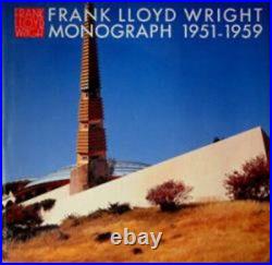 FRANK LLOYD WRIGHT MONOGRAPH, 1951-1959, FUTAGAWA JAPAN 1988 Hardcover Vintage