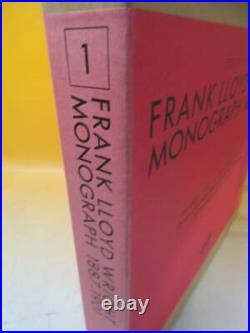 FRANK LLOYD WRIGHT MONOGRAPH VOL. 1-12 COMPLETE SET HARD COVER A. D. A. EDITA Tokyo