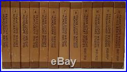 FRANK LLOYD WRIGHT MONOGRAPH in his Renderings vol. 1-12 Complete SET 1887-1959