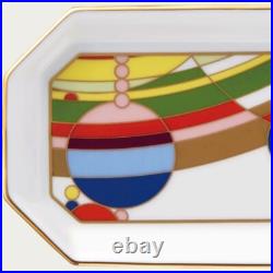 FRANK LLOYD WRIGHT March Balloons Rectangle Tray Noritake 18.5cm Bone China