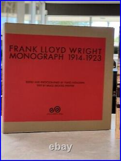 FRANK LLOYD WRIGHT Monograph 1914-1923 Vol 4 Complete Works SIGNED