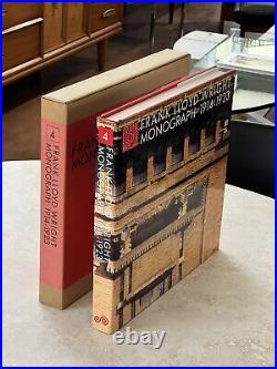 FRANK LLOYD WRIGHT Monograph 1914-1923 Vol 4 Complete Works SIGNED