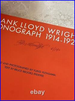 FRANK LLOYD WRIGHT Monograph 1914-1923 Vol 4 Complete Works SIGNED