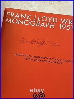 FRANK LLOYD WRIGHT Monograph 1951-1959 Vol 8 Complete Works SIGNED Japan