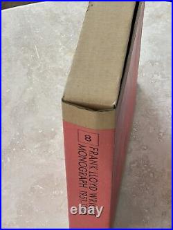 FRANK LLOYD WRIGHT Monograph 1951-1959 Vol 8 Complete Works SIGNED Japan