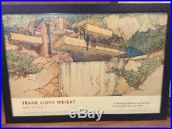 FRANK LLOYD WRIGHT Museum Of Modern Art New York 1994 Exhibition Official Print