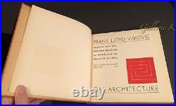 FRANK LLOYD WRIGHT ON ARCHITECTURE 1941 DUELL SLOAN HC- 1st EDITION 1st PRINTING
