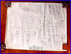Frank Lloyd Wright Original Drawing Usonian House For Museum Of Modern Art P 1