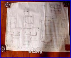 Frank Lloyd Wright Original Drawing Usonian House For Museum Of Modern Art P 1