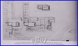 Frank Lloyd Wright Original Usonian House For Museum Of Modern Art Blueprint