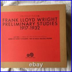 FRANK LLOYD WRIGHT PRELIMINARY STUDIES 1917-1932 Modern Architecture Book Used