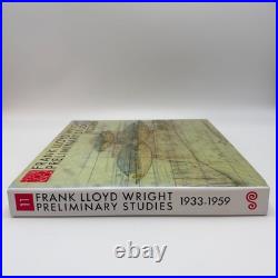 FRANK LLOYD WRIGHT Preliminary Studies 1933-1959 Architecture Book Used Japan