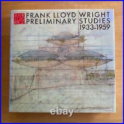 FRANK LLOYD WRIGHT Preliminary Studies 1933-1959 Vol. 11 Complete Works Hardcover
