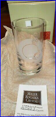 FRANK LLOYD WRIGHT ROGASAKA Hand-Blown Etched Crystal (various pieces)