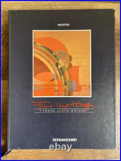 FRANK LLOYD WRIGHT SCHUMACHER (Prints, Wallcoverings, Wovens) RARE 1988 Design