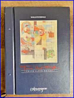 FRANK LLOYD WRIGHT SCHUMACHER (Prints, Wallcoverings, Wovens) RARE 1988 Design