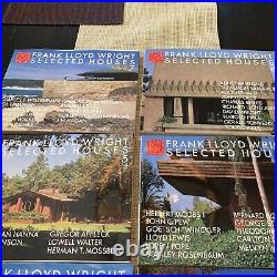 FRANK LLOYD WRIGHT SELECTED HOUSES 8 Vol Set Complete 1991 pb English Japanese