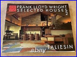 FRANK LLOYD WRIGHT SELECTED HOUSES 8 Volumes Text by Bruce Brook Pfeiffer