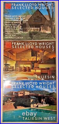 FRANK LLOYD WRIGHT SELECT HOUSES 3 Volumes GA ARCHITECT MCM JAPAN 1 2 3
