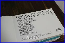 FRANK LLOYD WRIGHT Selected Houses Complete 8 Book Set Free Shipping