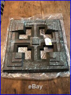 FRANK LLOYD WRIGHT Textile Block Mold made of heavy copper brass
