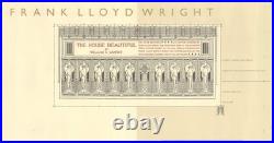 FRANK LLOYD WRIGHT The House Beautiful 12.5 x 24 Offset Lithograph 1992 Contem