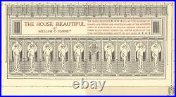 FRANK LLOYD WRIGHT The House Beautiful 12.5 x 24 Offset Lithograph 1992 Contem