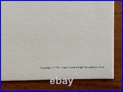 FRANK LLOYD WRIGHT Theater for Barnsdall, LA Selected Drawings Folio (Ed 500)