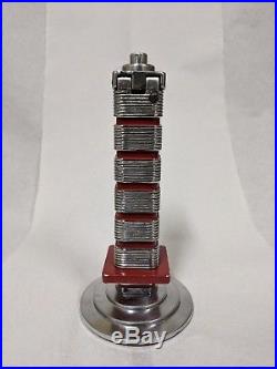 FRANK LLOYD WRIGHT Vintage Johnson's Wax Research Tower table lighter