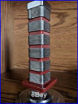 FRANK LLOYD WRIGHT Vintage Johnson's Wax Research Tower table lighter