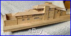 FRANK L WRIGHT Robie house vintage wood 1/8 scale model extremely rare