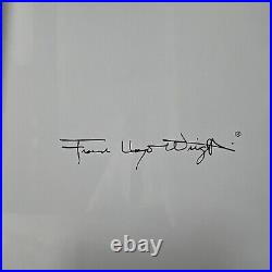 F. L. Wright by Bruce Brooks Pfeiffer (2015, Hardcover)-Signed-by Frank Lloyd W