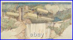 Falling Water House Architecture Frank Lloyd Wright 17 x 22 Fine Art Print